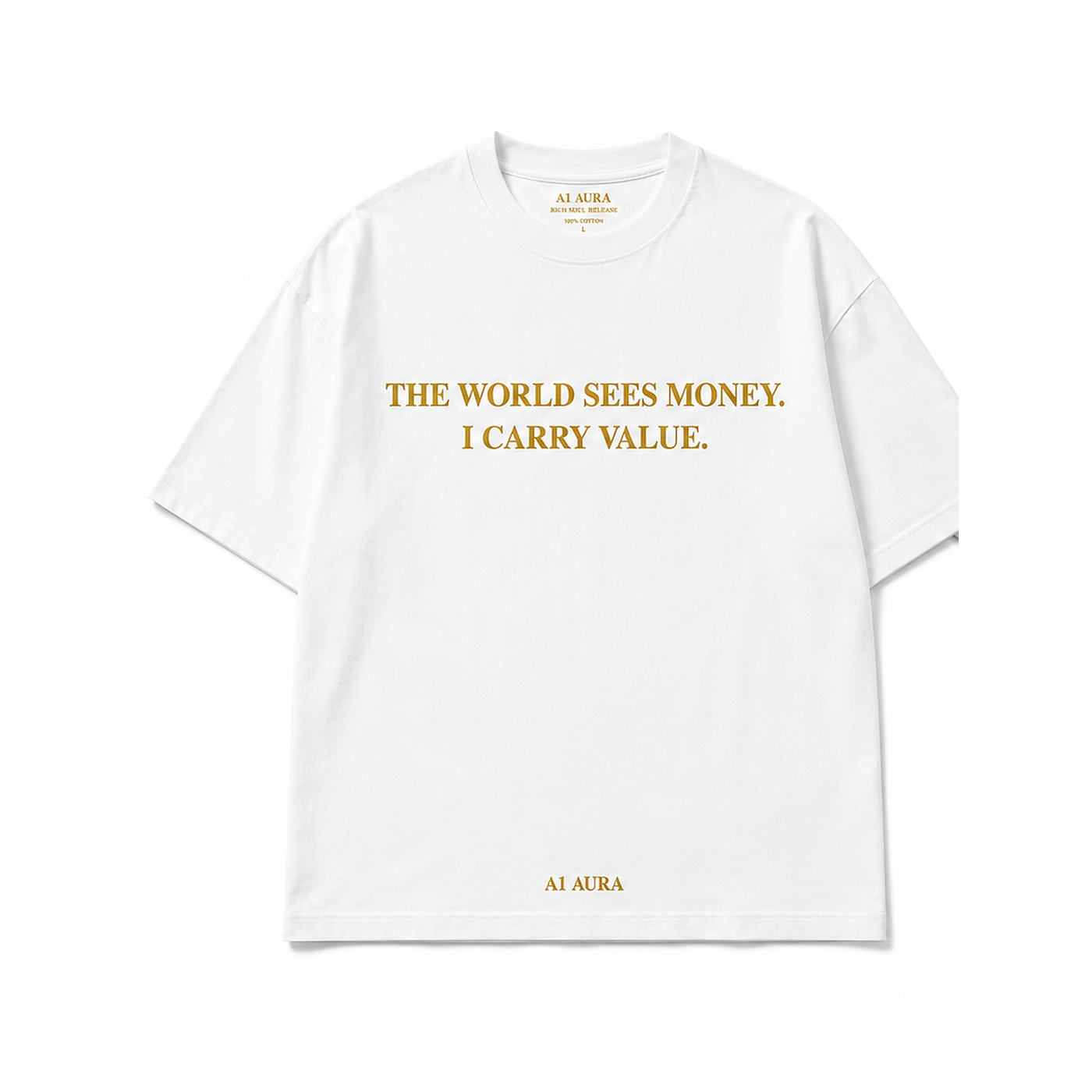 Expensive T-Shirt for Rich People | A1 AURA Rich Soul Luxury Tee